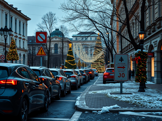 Парковка в Вене: штрафы и риски в преддверии Рождества