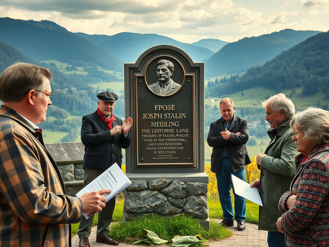 Спор о табличке Сталина разделил австрийское общество