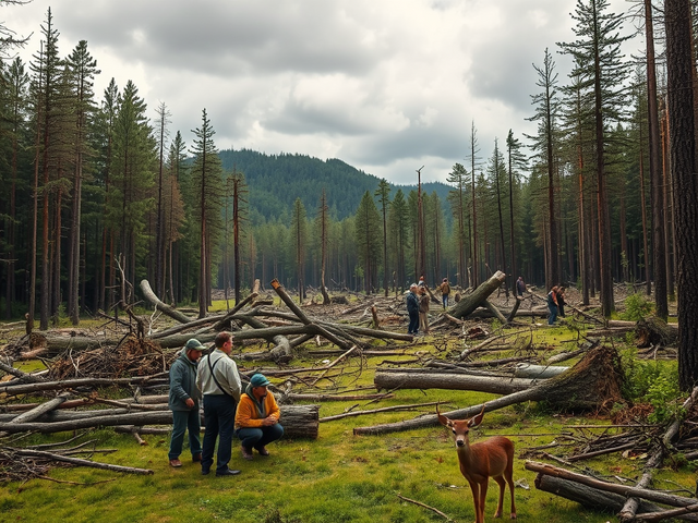 Ущерб лесам Австрии от бурь: рекорды и последствия 🌳💔