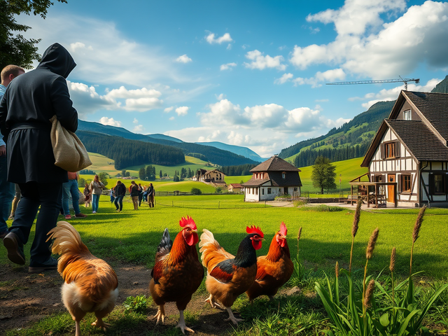 КРАЖА 130 КУР В ЦИССЕРЕДСДОРФЕ: ШОКИРУЮЩИЙ ИНЦИДЕНТ В АВСТРИИ