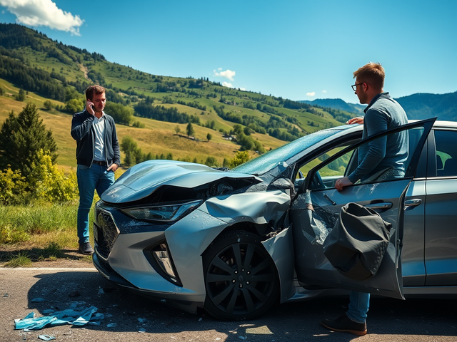 Авария гибридного автомобиля в Альтенфельдене: что произошло?