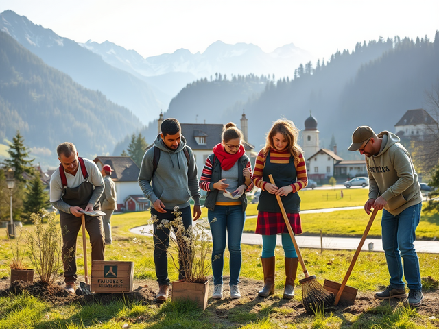 Как беженцы в Австрии выполняют общественную работу: 250.000 часов помощи 🇦🇹