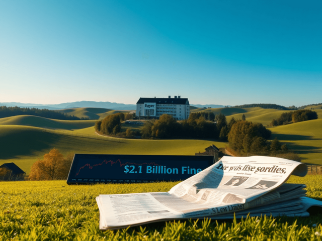 2,1 млрд $ штрафа для Bayer: Акции падают 📉