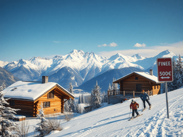 Штраф за безбилетный проезд на лыжах в Австрии: до 500 €