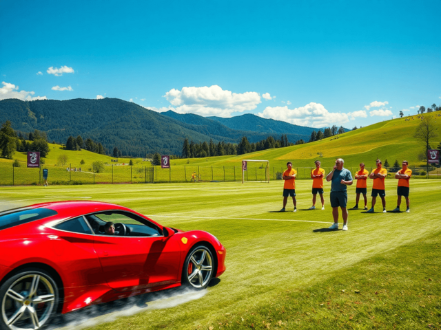 Verein stinksauer: На тренировочном поле беспредельщик устроил автопробег