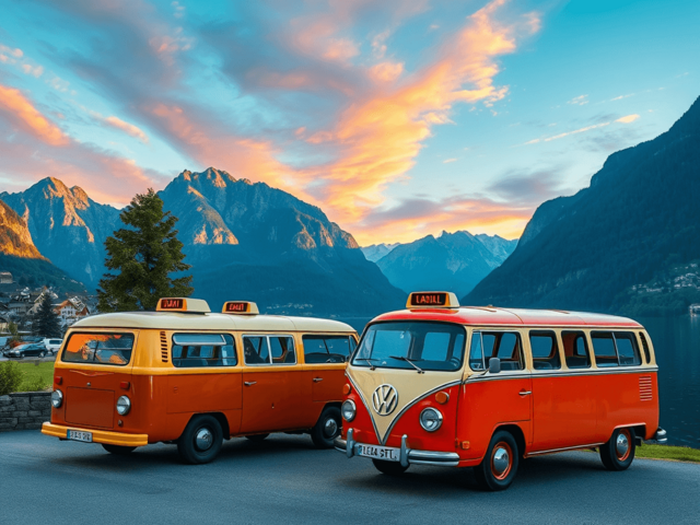 Незаконные таксибусы для туристов в Гальштате