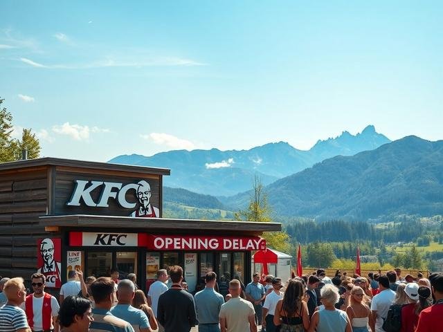 KFC в Линце: открытие откладывается? 🍗