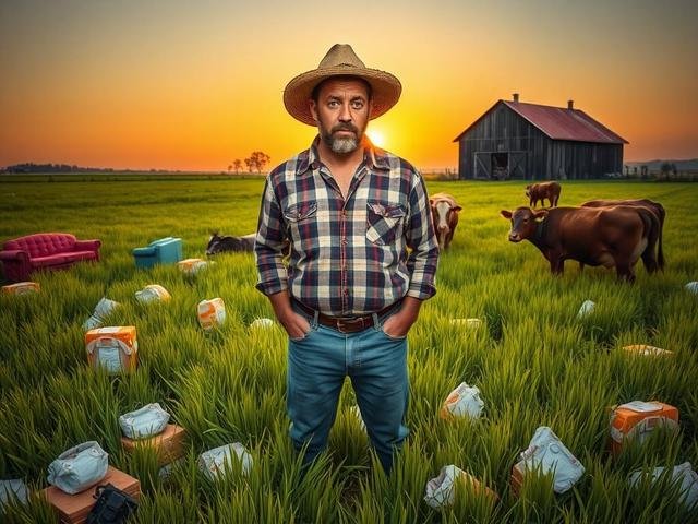 «Мне это снится?» Фермер в ярости: мебель и подгузники выброшены в поле