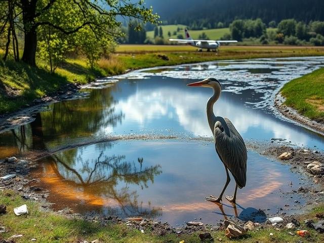Загрязнение воды вокруг аэропорта: SOS!