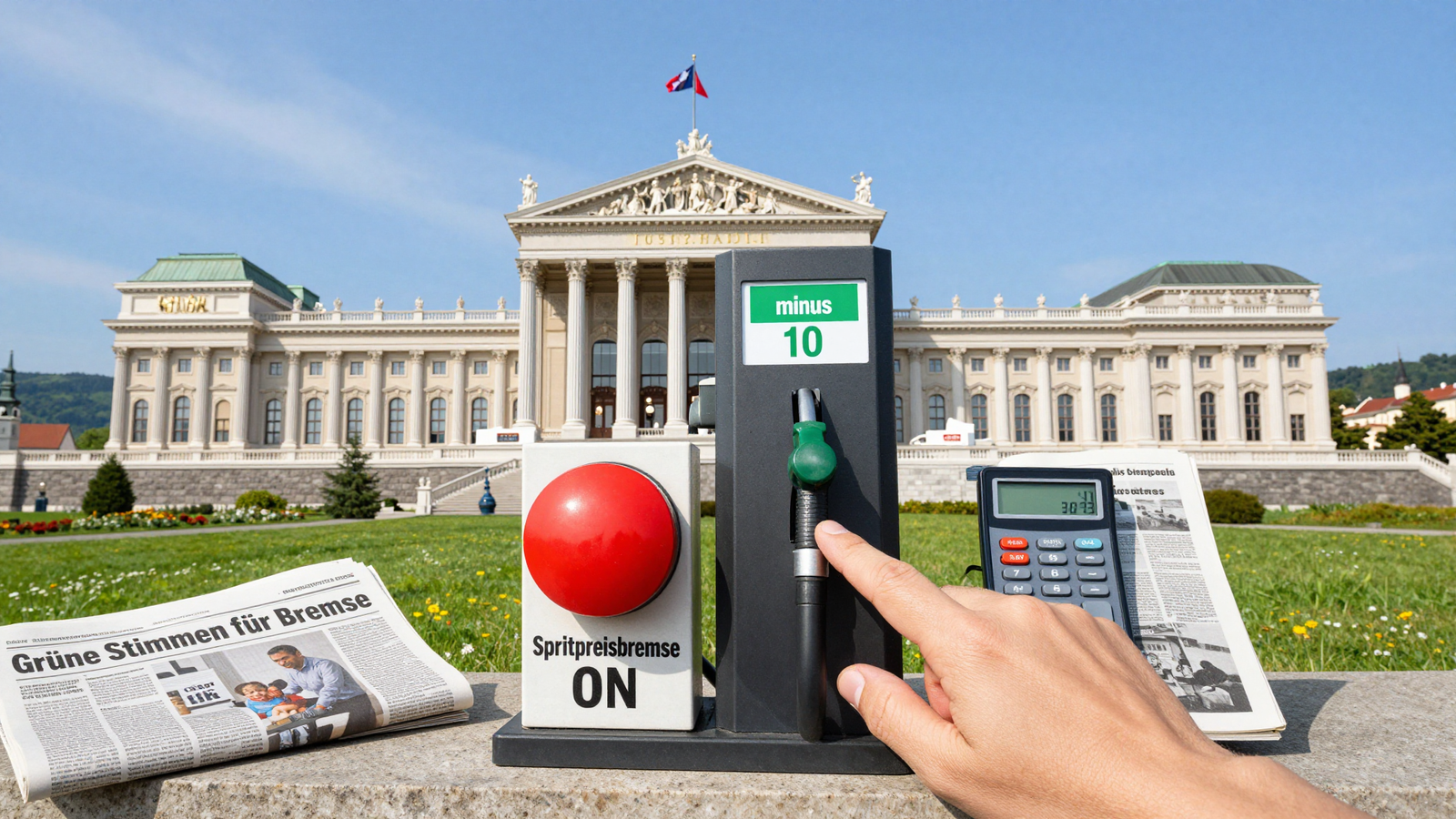 Sitzung des österreichischen Nationalrats, in der das Gesetz zur Spritpreisbremse behandelt wurde