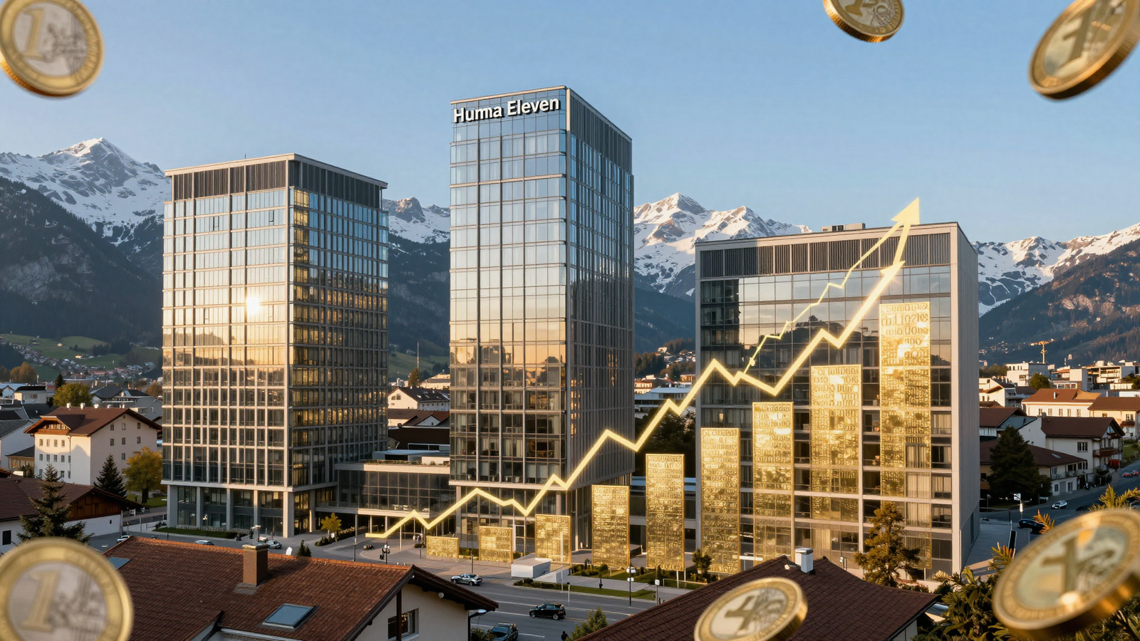 График роста оборота Huma Eleven в Симмерингере