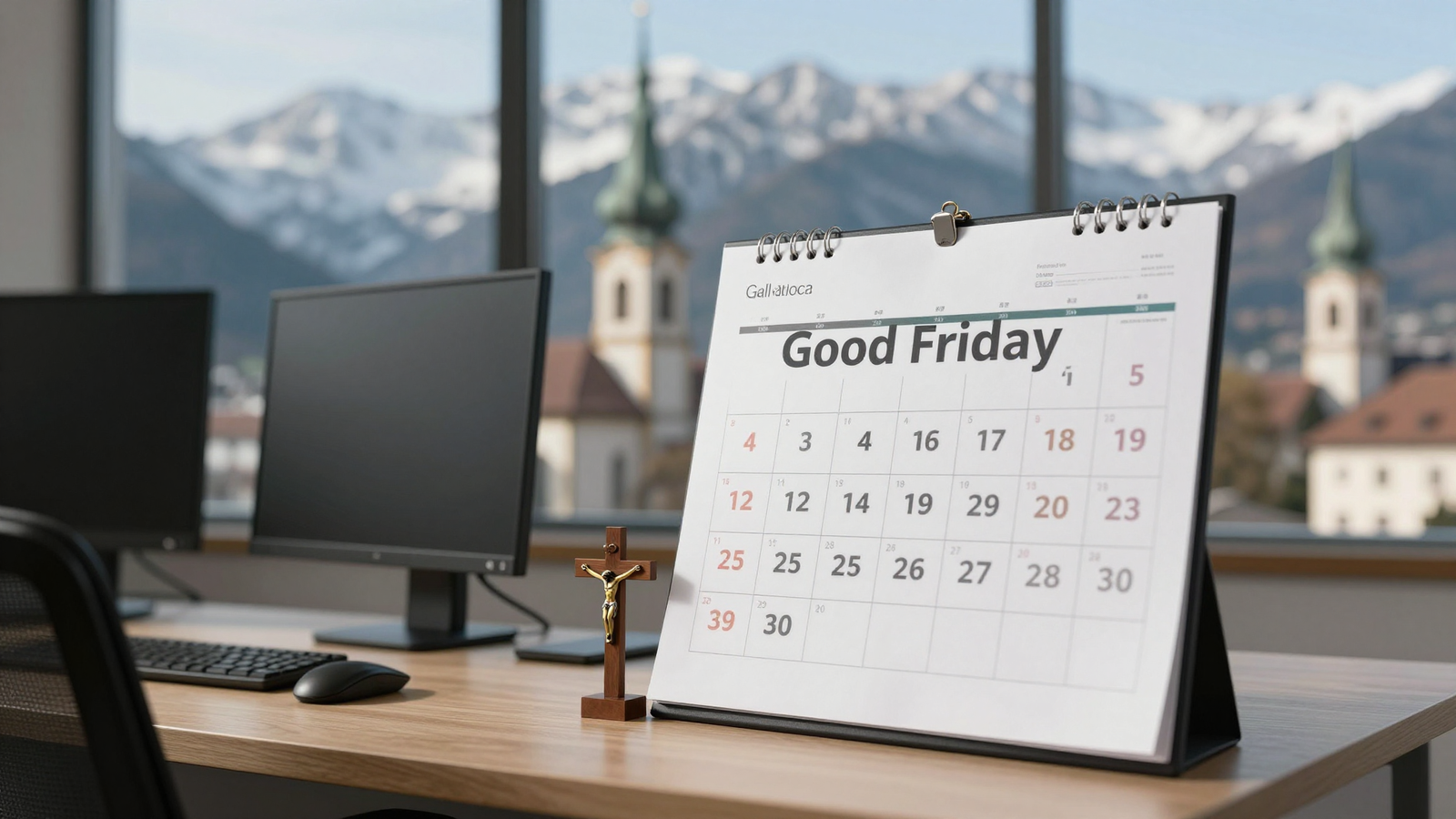 Карта Австрии с выделенной Пасхой